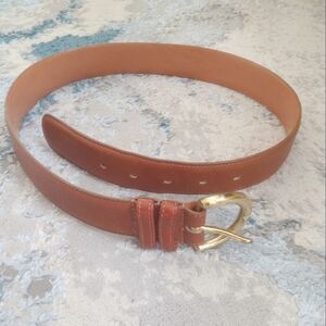 Coach Tan Leather Belt Size M